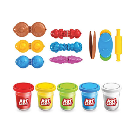 Öğretici Oyuncak 03733 İnanılmaz Uzay Oyun Hamur Seti 380 gr Kız Erkek Çocuk Eğitici Eğitici Oyun