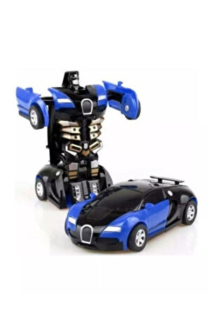 Eğitici Öğretici Çocuk Oyuncaklar Çek Bırak Transformers Robot Olan Araba