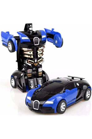 Eğitici Öğretici Çocuk Oyuncaklar Çek Bırak Transformers Robot Olan Araba