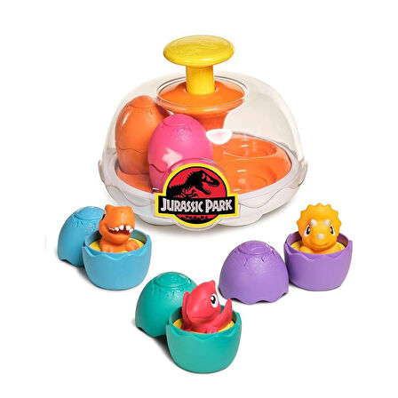 Öğretici Oyuncak 73252 Tomy - Jurassic World Dönen Dino Yumurtalar - Toomies +12 ay Kız Erkek Çocuk Eğitici Öğretici