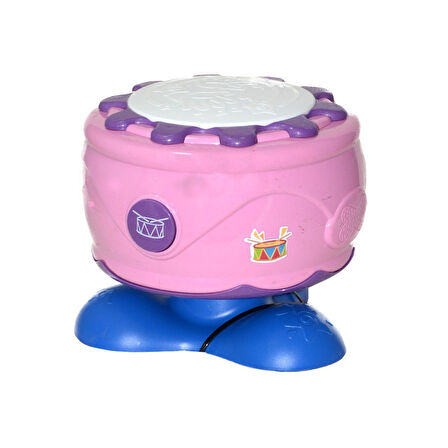 Kız Erkek Çocuk Oyuncak Pilli Işıklı Kaya Davul Pembe Kız Erkek Çocuk Eğitici Eğitici