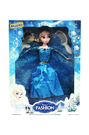 Eğitici Öğretici Çocuk Oyuncaklar Toys Park Elsa Müzikli Işıklı Et Bebek Seti