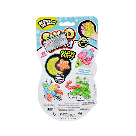 Kız Erkek Çocuk Oyuncak 1328 Styro World Glow Putty - 1adet stokta olan gönderilir Kız Erkek Çocuk Eğiticil