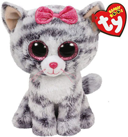 Öğretici Oyuncak TY Kiki - Grey Cat Reg 15cm Kız Erkek Çocuk Eğitici