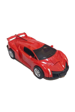 Eğitici Öğretici Çocuk Oyuncaklar Çek Bırak Robota Dönüşen Ferrari Arabalar