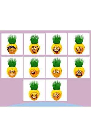 Eğitici Öğretici Çocuk Oyuncaklar Çim Adam Çimoji 10Adet Yeni Tasarımlar 1kalite Malzeme Çim Adamlar