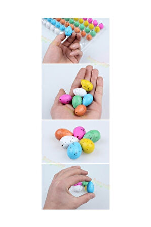 Eğitici Öğretici Çocuk Oyuncaklar Dinazor Animal Yumurtası Renkli Çatlayan Yumurtalar Ve Büyüyen Hay