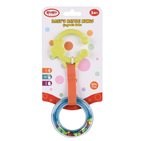 Kız Erkek Çocuk Oyuncak 4122 Zuzu Çıngıraklı Halka Kız Erkek Çocuk Eğitici