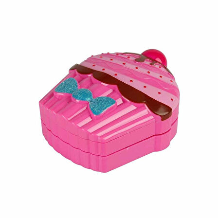 Kız Erkek Çocuk Oyuncak Cupcake Şekilli 2 Katlı Makyaj Güzellik Seti Kız Erkek Çocuk Eğitici Eğitici Oyu