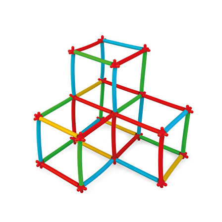 Kız Erkek Çocuk Oyuncak 5462 KumToys, Bambu Çubuklar - 300 parça / +3 yaş Kız Erkek Çocuk Eğitici Eğitic