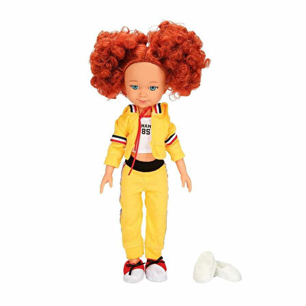 Eğitici Oyuncak 30041 Mina Sporty Bebek 35cm -Sunman Kız Erkek Çocuk Eğitici