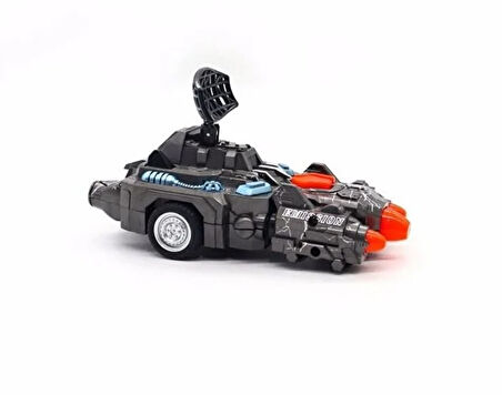 Öğretici Oyuncak Sürtmeli Roket Atan Gri Uzay Korsanı Araba Kız Erkek Çocuk Eğitici Eğitici Oyunc