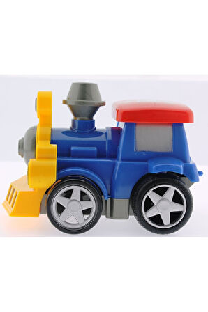 Kız Çocuk Oyuncak Erkek Çocuk Oyuncak Sürtmeli Kırılmaz Mavi Tren G138 Eğitici Oyuncaklar