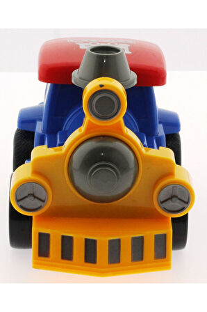 Kız Çocuk Oyuncak Erkek Çocuk Oyuncak Sürtmeli Kırılmaz Mavi Tren G138 Eğitici Oyuncaklar