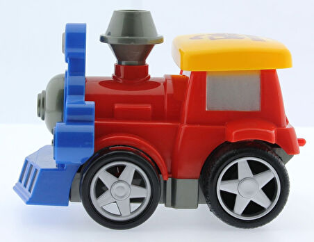 Kız Erkek Çocuk Oyuncak Sürtmeli Kırılmaz Kırmızı Tren G138 Kız Erkek Çocuk Eğitici