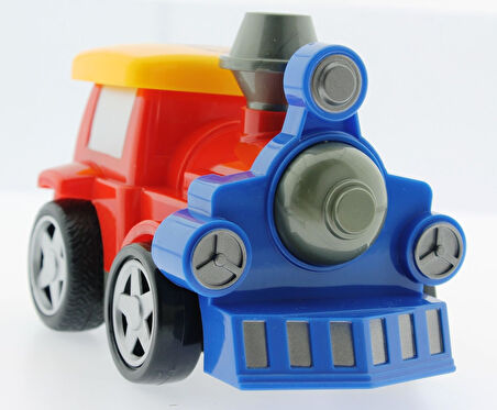 Kız Erkek Çocuk Oyuncak Sürtmeli Kırılmaz Kırmızı Tren G138 Kız Erkek Çocuk Eğitici