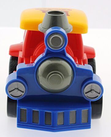 Kız Erkek Çocuk Oyuncak Sürtmeli Kırılmaz Kırmızı Tren G138 Kız Erkek Çocuk Eğitici