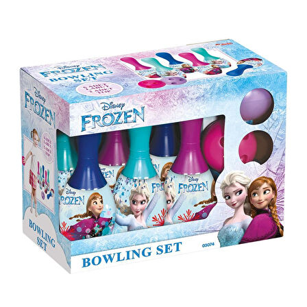 Kız Erkek Çocuk Oyuncak Frozen Bowling Oyun Aktiviye Seti Kız Erkek Çocuk Eğitici