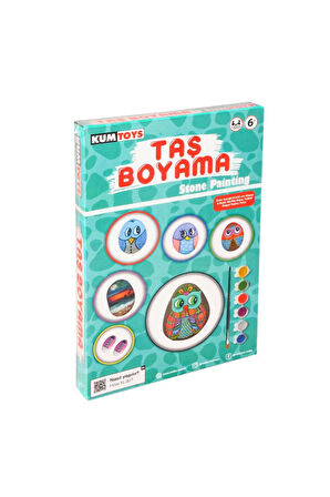 Kız Çocuk Oyuncak Erkek Çocuk Oyuncak 5307 Kumtoys Taş Boyama - Stone Painting / +6 yaş Eğitici Oyun