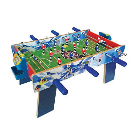 Eğitici Oyuncak 404 Ahşap Masa Maçı - Langırt / Orta Boy Kız Erkek Çocuk Eğitici