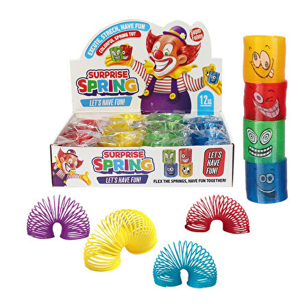 Öğretici Oyuncak 7170 Stres Yayı Orta Boy - 1adet Stokta Olan Gönderilir Kız Erkek Çocuk Eğitici