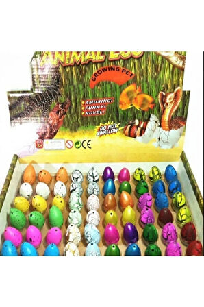 Eğitici Öğretici Çocuk Oyuncaklar DİNAZOR SUDA BÜYÜYEN 12Adet DİNAZOR YUMURTASI