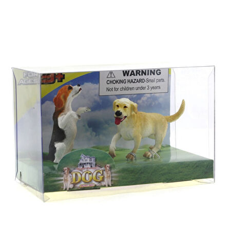 Eğitici Oyuncak Beagle ve Labrador Retrieve Model Hayvan Köpek Kız Erkek Çocuk Eğitici Eğitici O