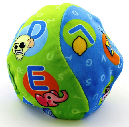 Eğitici Oyuncak Alfabe Temalı Yumuşak Top V05088 Kız Erkek Çocuk Eğitici