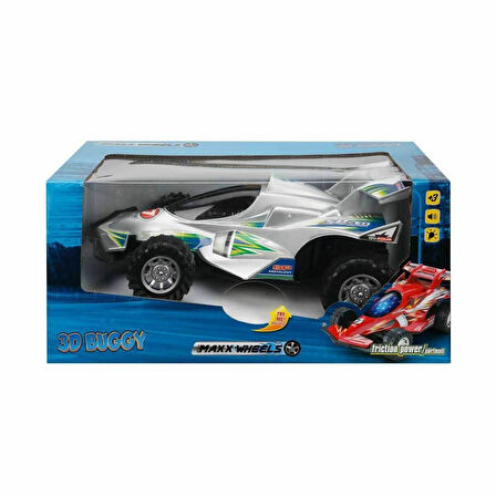 Öğretici Oyuncak 10099 Sesli ve Işıklı 3D Buggy Sürtmeli Araba Kız Erkek Çocuk Eğitici Eğitici Oy