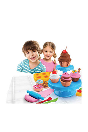 Kız Çocuk Oyuncak Erkek Çocuk Oyuncak 03273 Dede, Art Craft Kapkek - Cupcake Hamur Set / +3 yaş Eğit