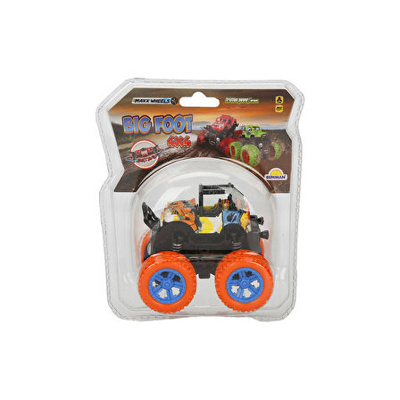 Eğitici Oyuncak Maxx Wheels Big Foot 4x4 Sürtmeli Araba -86841 - 1adet stokta olan gönderilir Kız Erkek Çocuk Oyunca