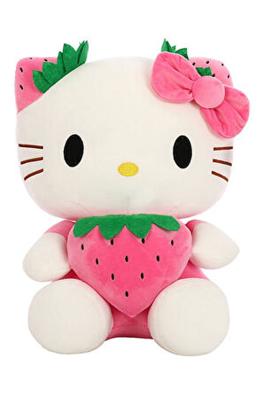 Eğitici Öğretici Çocuk Oyuncaklar Hello Kitty Pembe Peluş 45Cm