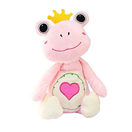 Eğlenceli Oyuncak Prens , Prenses Kurbağa Peluş Oyuncak 30cm - Stokta Olan Renk Gönderilir Kız Erkek Çocuk Eğitici Öğr