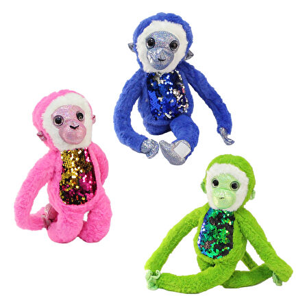 Kız Erkek Çocuk Oyuncak Süslü Maymunlar Peluş Oyuncak 45cm 1adet Kız Erkek Çocuk Eğitici