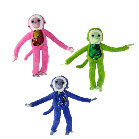 Kız Erkek Çocuk Oyuncak Süslü Maymunlar Peluş Oyuncak 45cm 1adet Kız Erkek Çocuk Eğitici