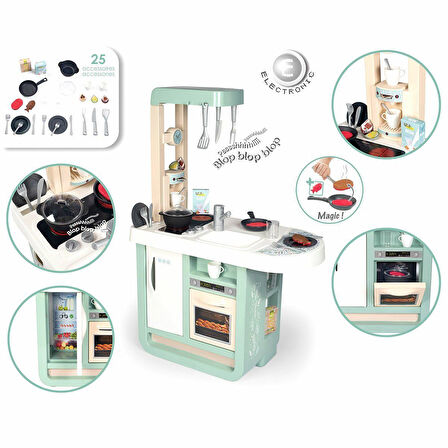 Eğitici Oyuncak 7600310914 Cherry Kitchen -Smoby Kız Erkek Çocuk Eğitici