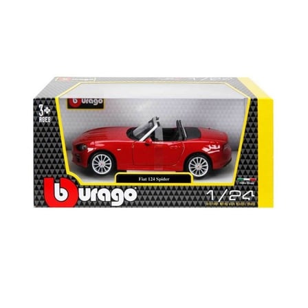 Kız Erkek Çocuk Oyuncak 21083 Burago 1:24 Fiat 124 Spider Model Araba Kız Erkek Çocuk Eğitici Eğitici Oy