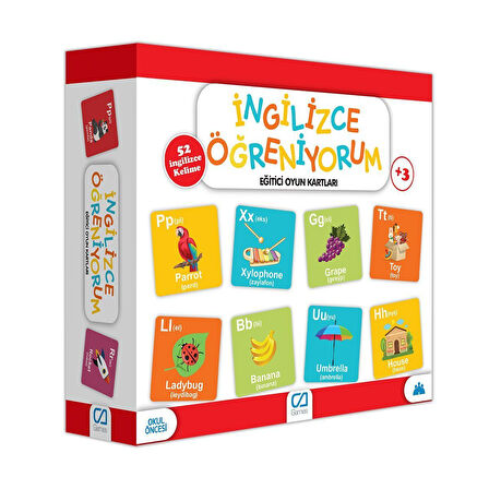 Eğitici Oyuncak 5044 Eğitici İngilizce Öğreniyorum -CA Games Kız Erkek Çocuk Eğitici Eğitici Oyu