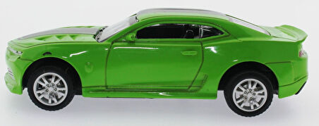 Eğlenceli Oyuncak Çek Bırak Yeşil Metal Spor Araba K138A Kız Erkek Çocuk Eğiticila