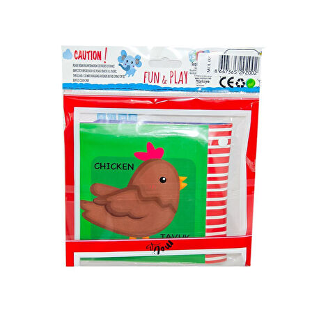 Eğlenceli Oyuncak MOL-025 PVC Banyo Oyuncağı Kitaplar -1adet stokta olan gönderilir Kız Erkek Çocuk Eğitici Öğretici O