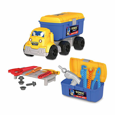 Öğretici Oyuncak 03833 Sonic Tamir Set Tır Kız Erkek Çocuk Eğitici