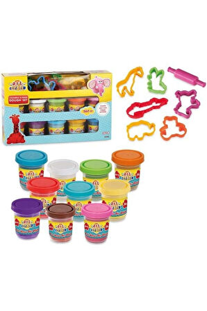 Kız Çocuk Oyuncak Erkek Çocuk Oyuncak 03290 Art Craft 16 parça HAMUR SETİ-RENGARENK / 560 gr Eğitici