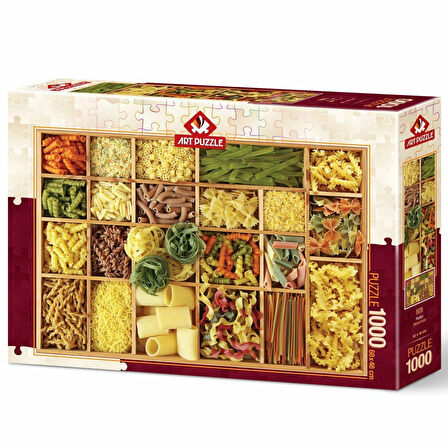 Kız Erkek Çocuk Oyuncak 5235 Makarnalar 1000 Parça - Art Puzzle Kız Erkek Çocuk Eğiticil