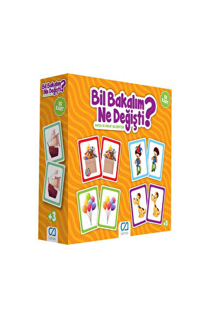 Kız Çocuk Oyuncak Erkek Çocuk Oyuncak 5109 CA Games, Bil Bakalım Ne Değişti? / +3 yaş Eğitici Oyunca