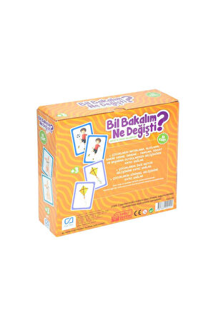 Kız Çocuk Oyuncak Erkek Çocuk Oyuncak 5109 CA Games, Bil Bakalım Ne Değişti? / +3 yaş Eğitici Oyunca