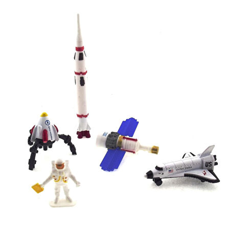 Öğretici Oyuncak Uzay Mekikli Ay Keşif Seti Kız Erkek Çocuk Eğitici