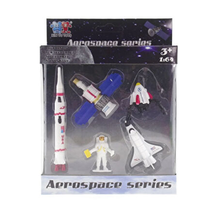 Öğretici Oyuncak Uzay Mekikli Ay Keşif Seti Kız Erkek Çocuk Eğitici