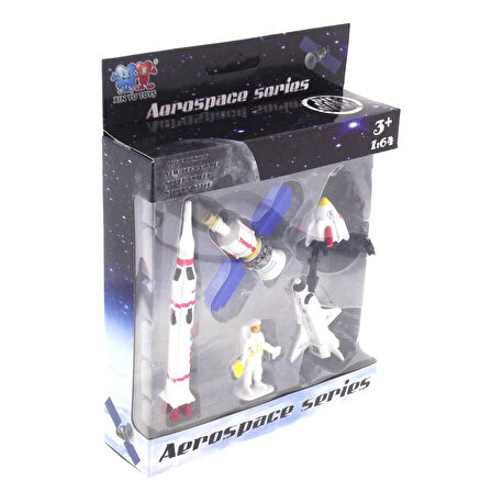 Öğretici Oyuncak Uzay Mekikli Ay Keşif Seti Kız Erkek Çocuk Eğitici