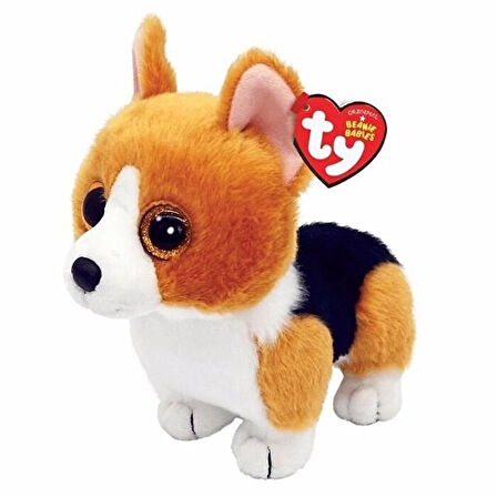 Öğretici Oyuncak Ty Beanie Babies Peluş Corgi Köpek Colin 15cm Kız Erkek Çocuk Eğitici Eğitici Oy