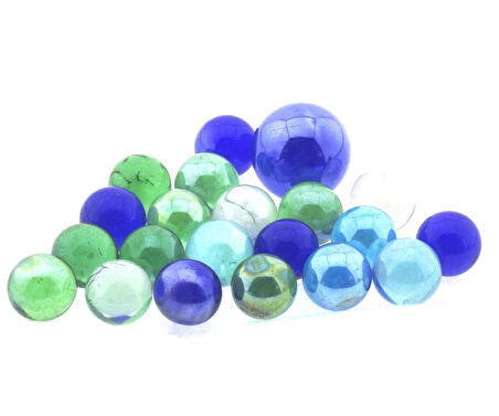 Eğitici Oyuncak Parlak Cam Misket Kız Erkek Çocuk Eğitici